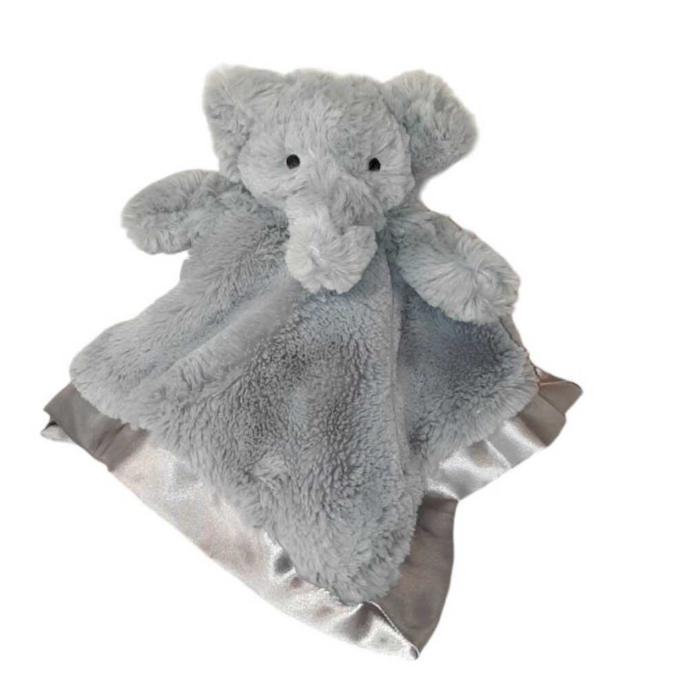 2023 Cloud Island Target Plush Elephant Gray Lovey Security Blanket Lovey 13.5"